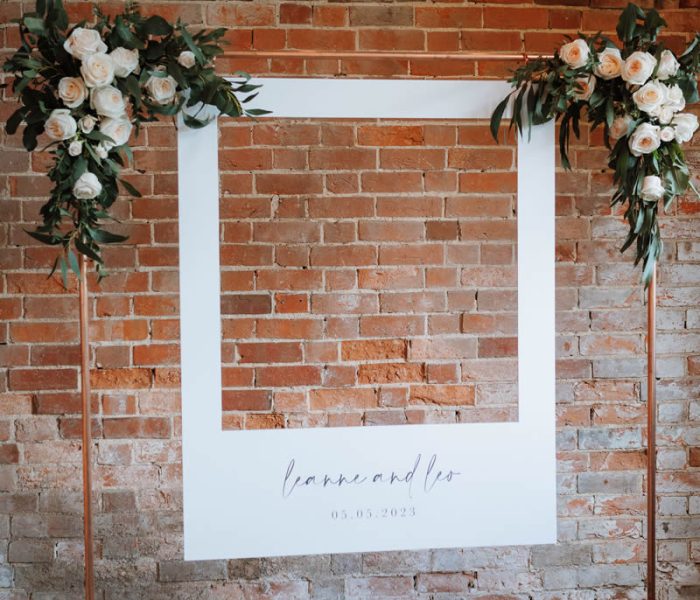 Copper Backdrop Frame