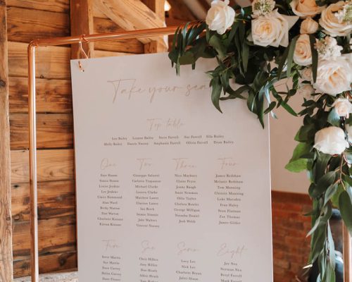 Copper Welcome Sign Frame