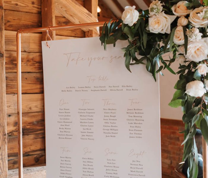 Copper Welcome Sign Frame