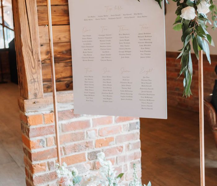 Copper Welcome Sign Frame